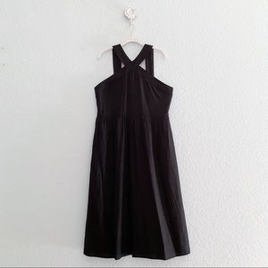 NWOT •A New Day• Sleeveless Black Linen Midi Dress